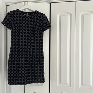 Black and gray dress